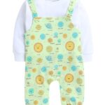 Baby Boys Full Sleeves Cotton Dungaree Set