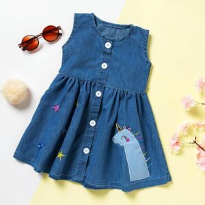 Baby Girl Knee Length Frock Dress