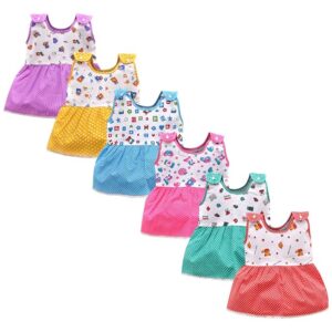 Baby Girls Cotton Frock - Pack of 6