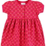 Baby Girl’s Cotton Knee Length Dress Frock
