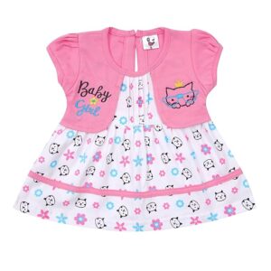 Baby Girl's Cotton Printed Frock Dress