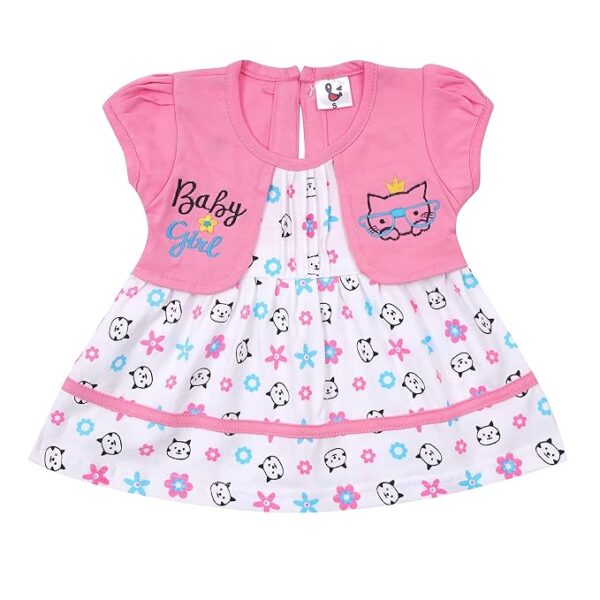 Baby Girl's Cotton Printed Frock Dress