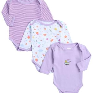 Baby Girls Full Sleeves Cotton Bodysuit