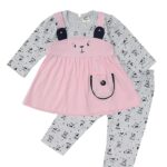 Baby Girls Full Sleeves Tees with Pant