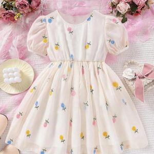 Baby-Girl's Georgette A-Line Knee-Length Dress
