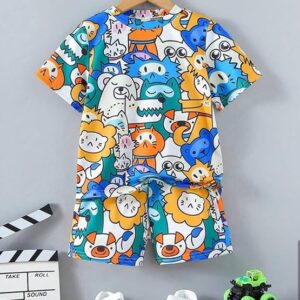 Boys Printed Cotton Blend Casual wear