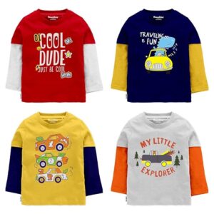 Boy's Printed Regular Fit T-Shirt