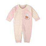 Cotton Full Sleeve Footless Stripe Baby Romper