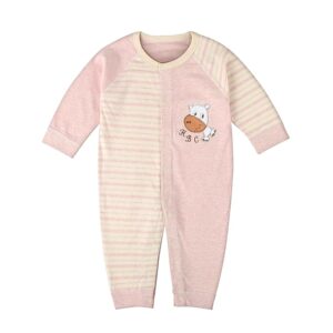 Cotton Full Sleeve Footless Stripe Baby Romper