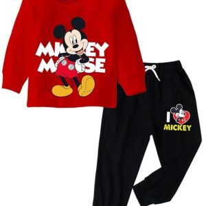 Disney Boys Regular Fit T-Shirt and Trackpant Set
