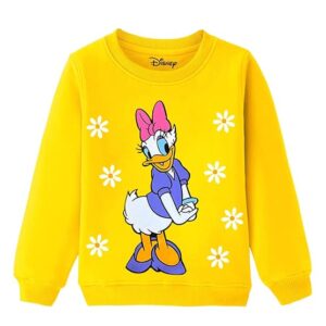 Disney Girls Regular Fit Winterwear Sweatshirt