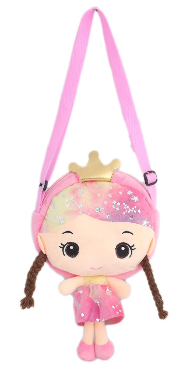 Doll Shape Sling Cross Body Bag for Kids Girls