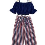 Girls Casual Wear Top and Floral Print Palazzo set