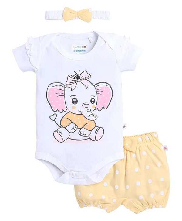 Girls Half Sleeves Bodysuit