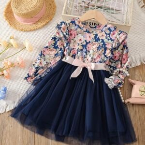Girl's Modal Feni Printed Frock