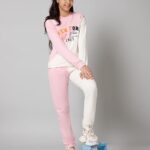 Girls Printed Tracksuit Co-ords Set