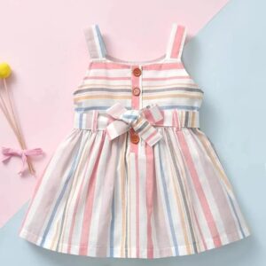 Girl's Sleeveless Floral Print Party Cocktail Dress