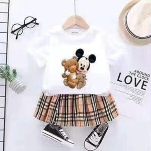 Girly Vibes Short Sleeve T-Shirt Top & Shorts