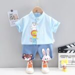 Half Sleeve Cotton Shirt & Denim Shorts