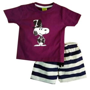 Half Sleeves T-Shirt and Shorts Set