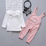 Jumpsuit Full Sleeve T-Shirt with Dungaree