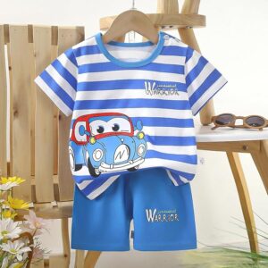 Kids Half Sleeve Cool Casual Cotton T-shirt & Shorts