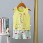 Kids Sleeveless T-Shirt & Shorts