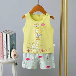 Kids Sleeveless T-Shirt & Shorts