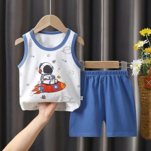 Kid's Sleeveless T-Shirt & Shorts