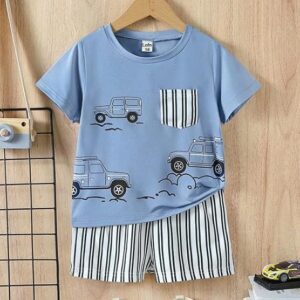 Lofn Stylish Printed Kids Clothing Sets