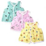 New Born Baby Girl Cotton Frock Jhabla Set