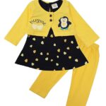 Premium Baby Girls Full Sleeves Tees with Pant