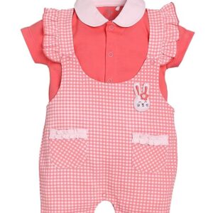 Pure Cotton Dungarees for Baby Girls