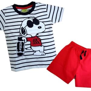 Shaishav wears Cotton Baby Boy's T-Shirt and Shorts Set