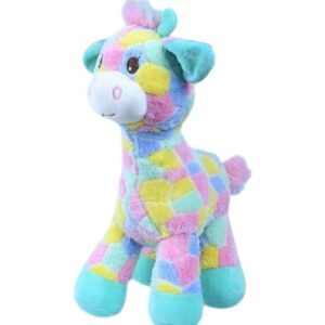 Multicolor Giraffe Fluffy Soft Toys for Kids