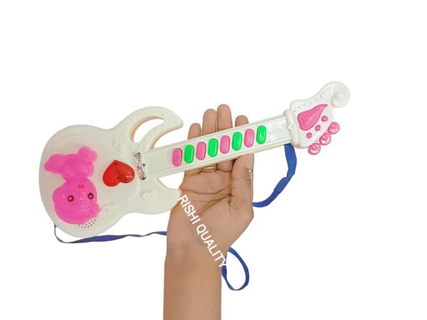 RISHI QUALITY Musical Mini Guitar with Lights for Kids