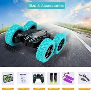 Lescut Stunt Car 360 Degree Double Sided Rolling Rotating Stunt Car
