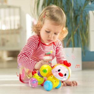 SANTALON Caterpillar Press & Go Toy Musical,Crawling caterpillers Toys