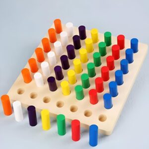 Smoneo Educational Color Cognition Stacking & Sorting Wooden Toys
