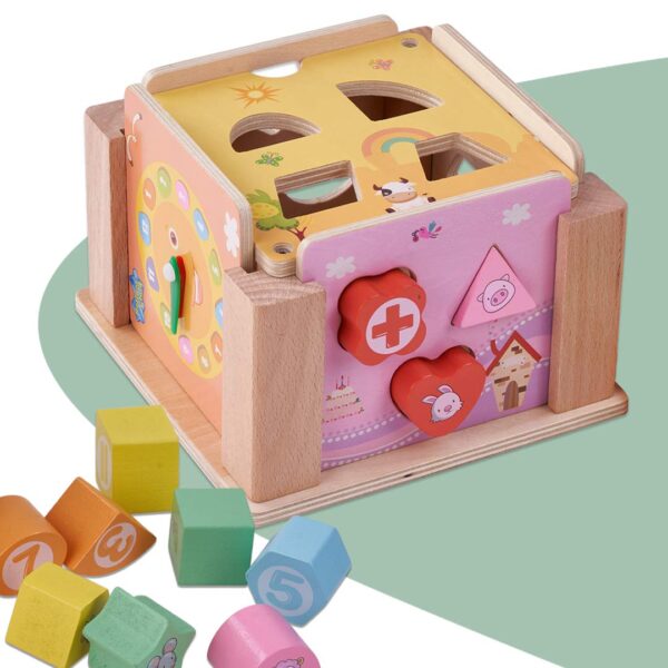 BAYBEE Wooden Colorful Intellingence Box Toys for Kids