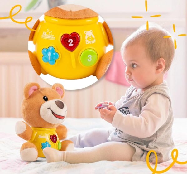 Toyshine Cute Stuffed Musical Bear