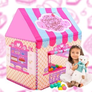 ToyMagic Waffle Lane Kids Play Theme Foldable Tent House