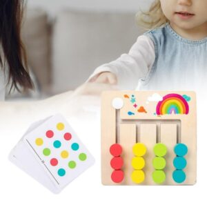 TOYARTSY Brain Teasers with Matching Colors & Shapes