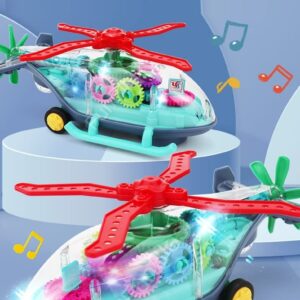 FunBlast Transparent Electric Helicopter for Kids