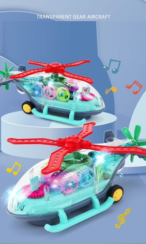 FunBlast Transparent Electric Helicopter for Kids
