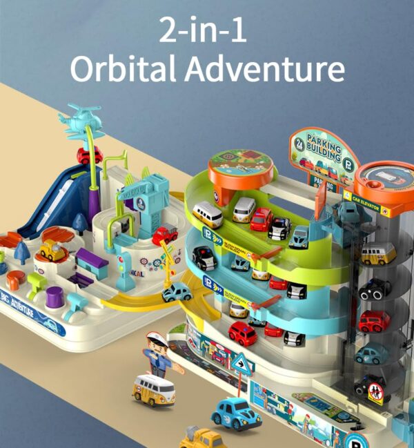 Nextar Toys 3 in 1 Automatic Elevator with Climbing Track