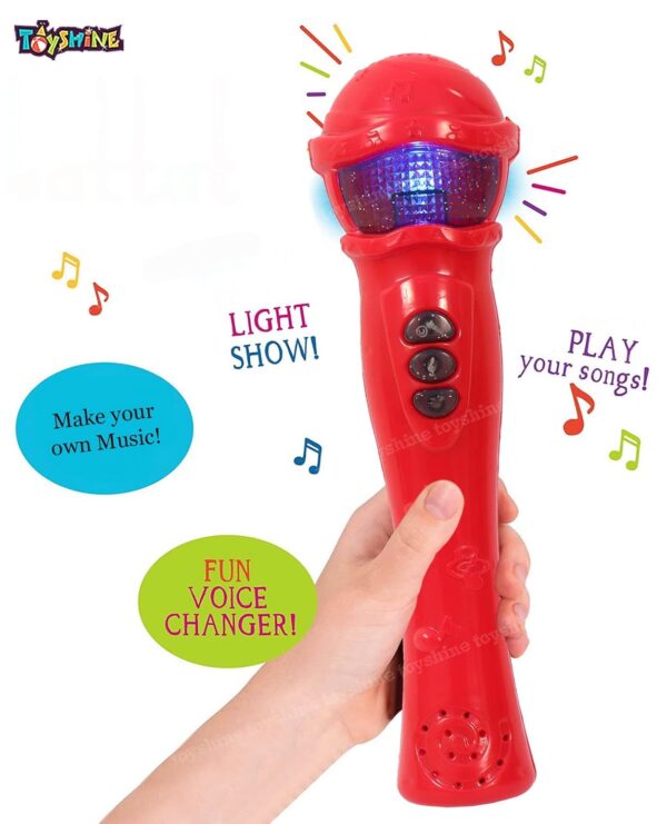 Toyshine Musical Microphone Singing Mic Toy with Lights