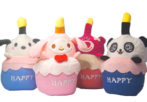 Ki&Ti Set of 2 Adorable Cupcake Design Plush Toys