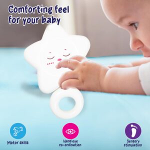 ToyMagic Plastic Star Shaped Hanging Cot Rattle