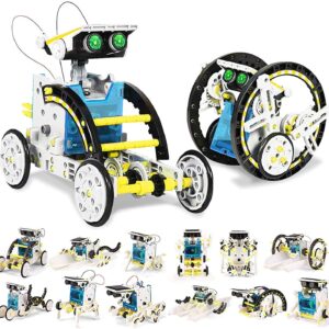 SUKON Kid Toy 13-in-1 Education Solar Robot Toys